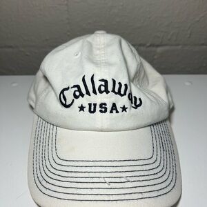 Callaway White USA Golf Hat